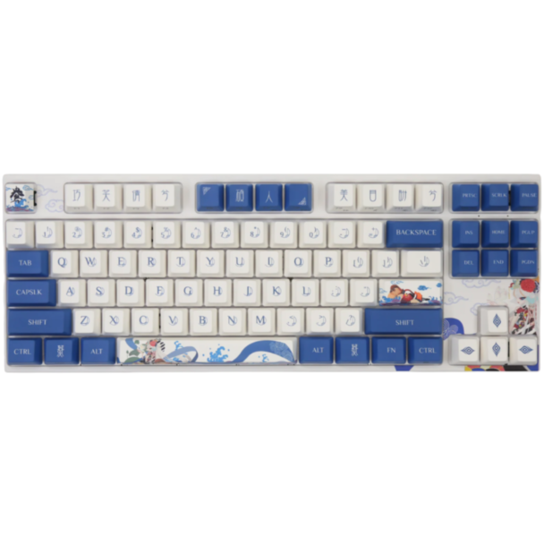 Oyun klaviaturası Varmilo VEA87 Lovebirds-I C-Red