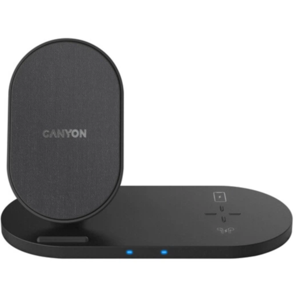 Canyon Wireless Charger WS-202 2in1 Black CNS-WCS202B