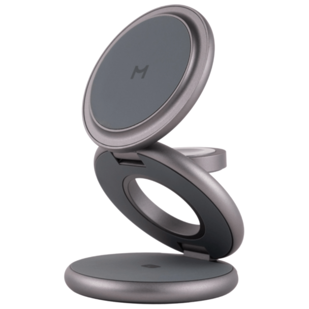 Беспроводное зарядное устройство Magssory Signature Disc 3in1 WCH033m Midnight
