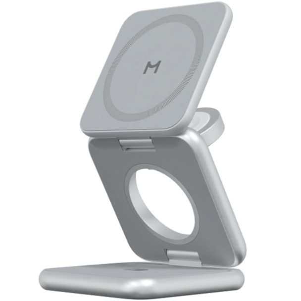 Беспроводное зарядное устройство Magssory Fold Pro WCH063s Silver