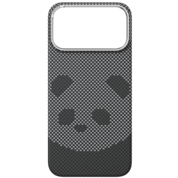Qoruyucu örtük Comma iPhone 17 Pro Max Woven Series Magnetic 6942297136908 Panda