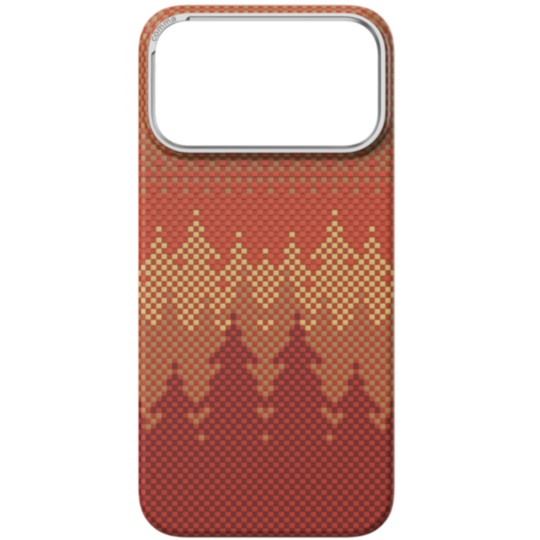 Qoruyucu örtük Comma iPhone 17 Pro Max Woven Series Magnetic 6942297136939 Pinery Forest