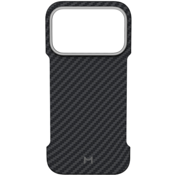 Qoruyucu örtük Magssory iPhone 17 Pro Aramid Zero CFB047 Black