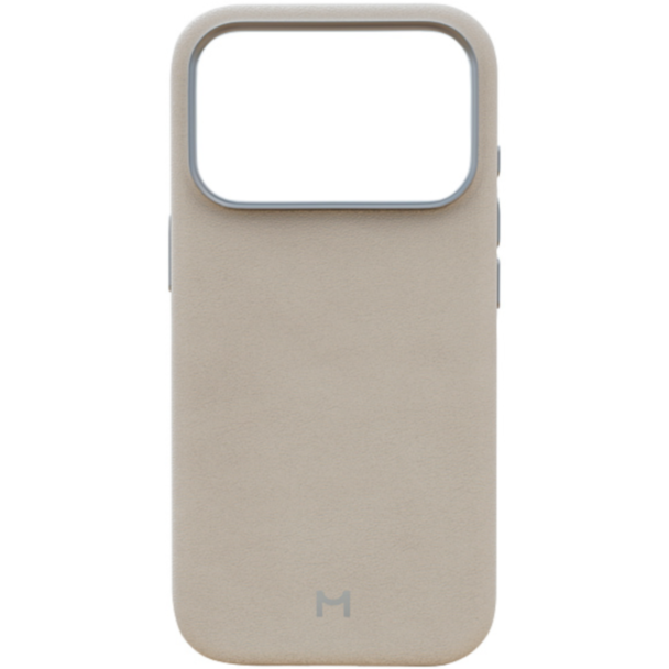 Qoruyucu örtük Magssory iPhone 17 Pro Eco-Leather CLT044 Ivory