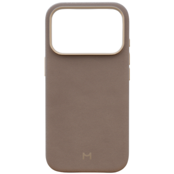 Qoruyucu örtük Magssory iPhone 17 Pro Eco-Leather CLT044 Latte