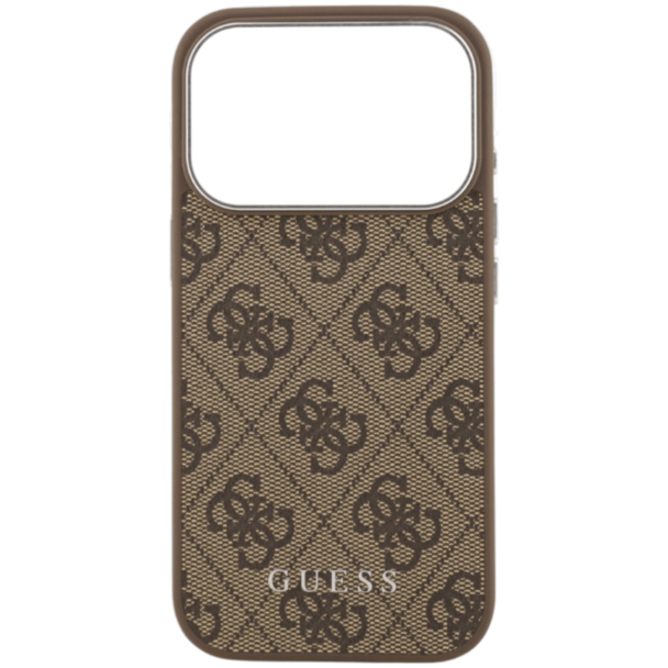 Защитный чехол Guess iPhone 17 Pro GUHMP17LP4GSSMCW Brown