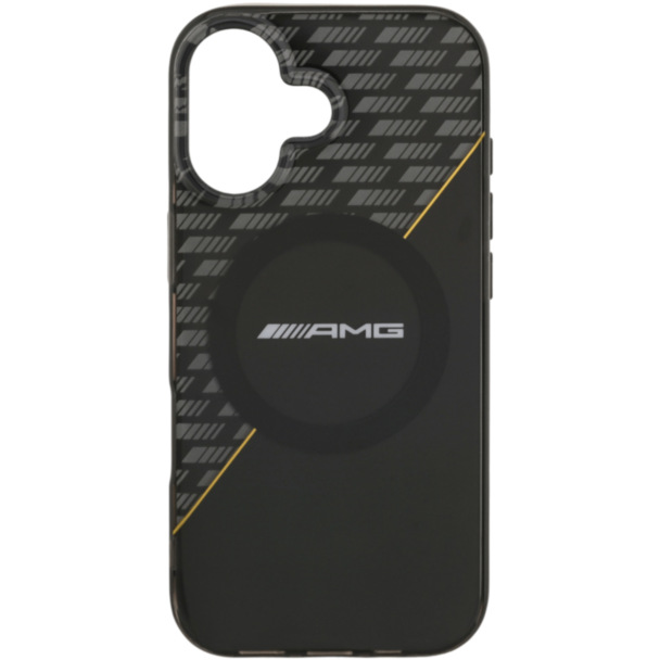 Защитный чехол AMG iPhone 17 W/MagSafe AMHMP17S24HRDKY Black, Yellow