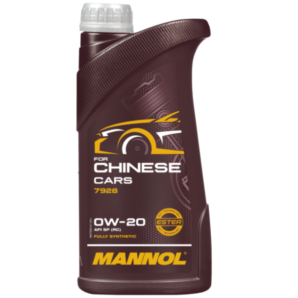 Mühərrik yağı Mannol For Chinese Cars SAE 0W-20 7928 1L