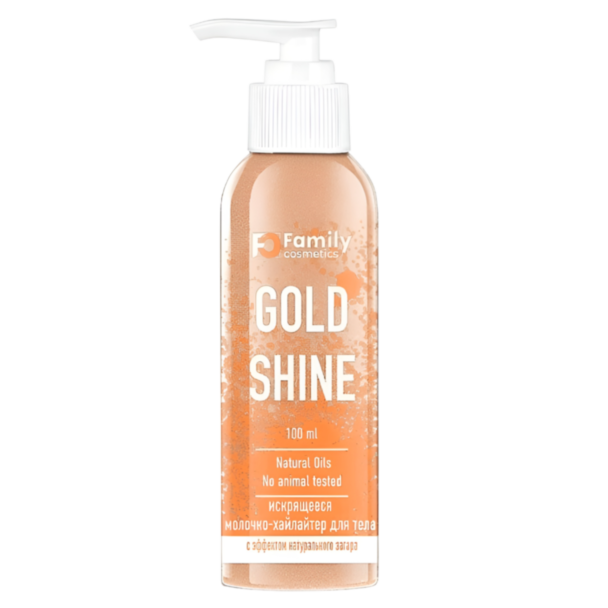 Молочко-хайлайтер для тела Family Cosmetics Natural Shine 100 мл 4650244510801
