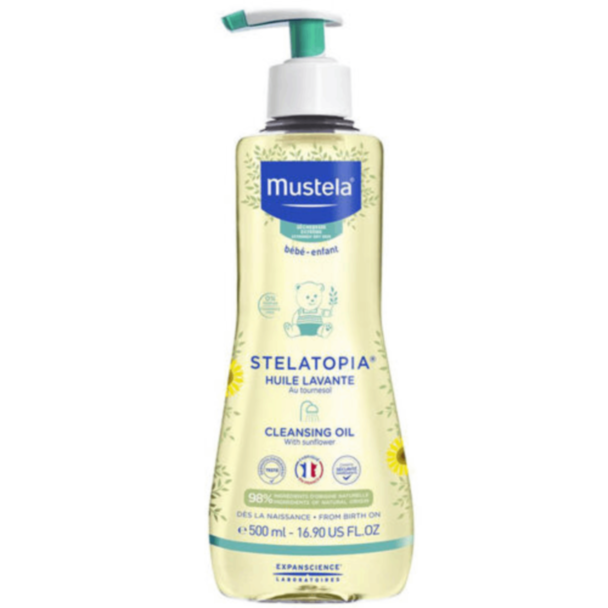 Детское очищающее масло Mustela 500 ml 3504105034313