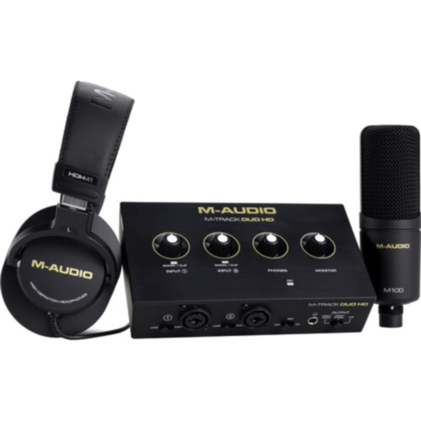 Səs yazısı dəsti M-Audio Pack MTRACKDUOHDPACK