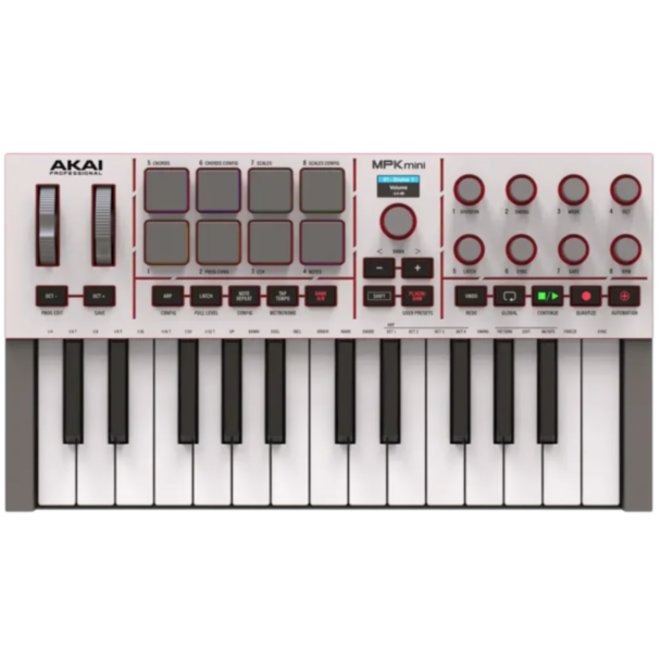 MIDI-klaviatura Akai MPKMINI4W
