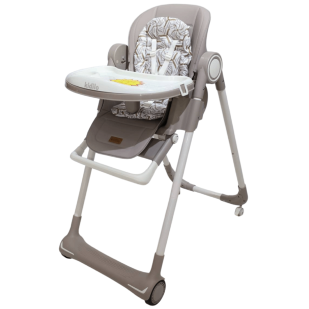 Стульчик для кормления Kidilo KD-005 Dark Grey
