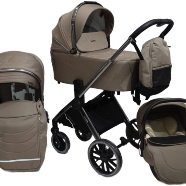 Детская коляска Kidilo G300 3in1 Brown