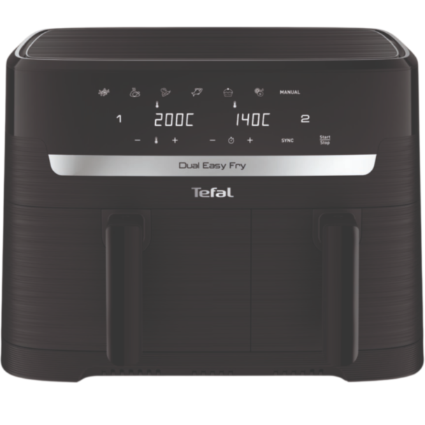Air Fryer TEFAL EY901N10 Dual Essential BLK 1510002578