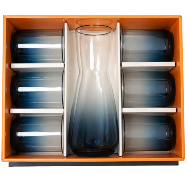 Stəkan dəsti Schafer Royal 7 parça 8699131911341 Göy