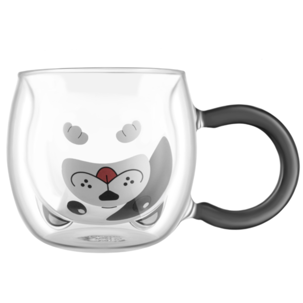 Набор чашек с двойными стенками Ardesto Animals AR2628BD