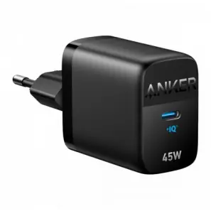 Şarj cihazı Anker 313 45W USB-C Charger Black (A2643G11)