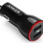 Anker PowerDrive 2 24W 2 Port Car Charger Black (A2310)-thumb-1