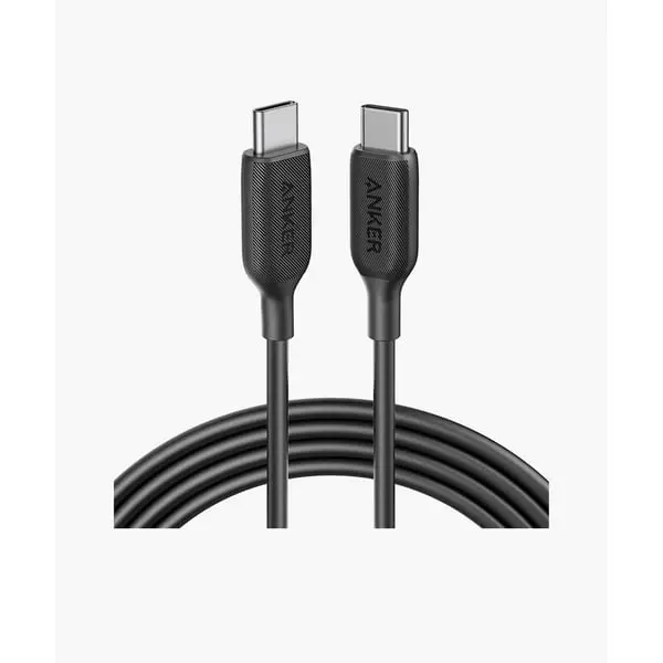 Anker PowerLine III 60W USB-C to USB-C 0.9m Cable Black(A8852H11)-image-1