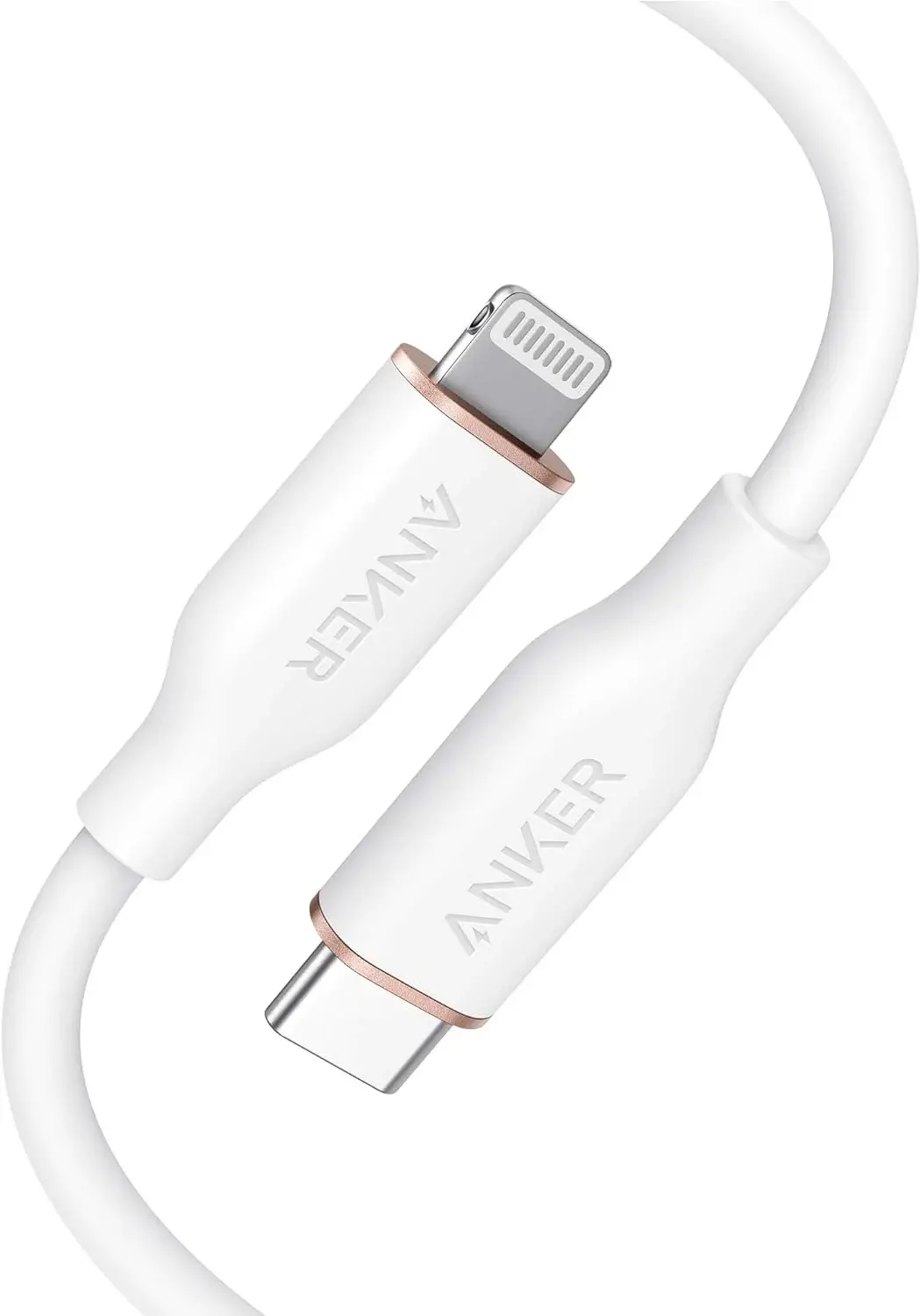 Anker PowerLine III Flow USB-C to Lightning 1.8m Cable White (A8663H21)-image-1