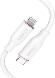 Anker PowerLine III Flow USB-C to Lightning 1.8m Cable White (A8663H21)