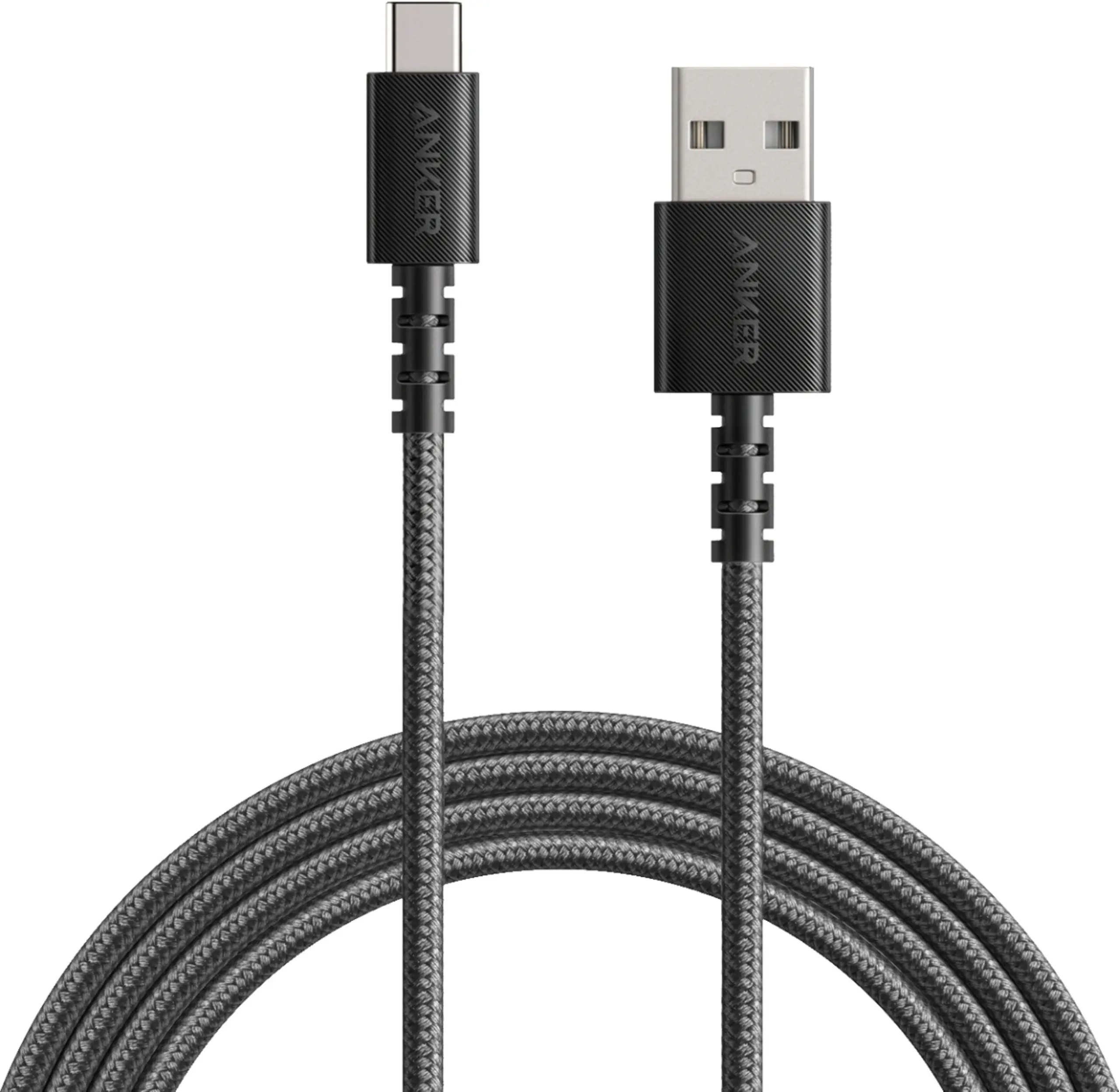 Anker PowerLine Select+ 3A USB-C to USB-A 0.9m Cable Black (A8022H11)-image-2