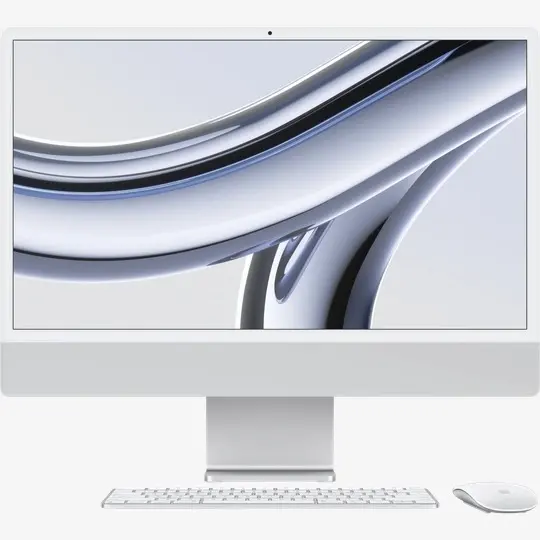 Apple iMac 24 M3 8CC/10CG 8/512GB Silver (MQRK3RU/A)-image-1