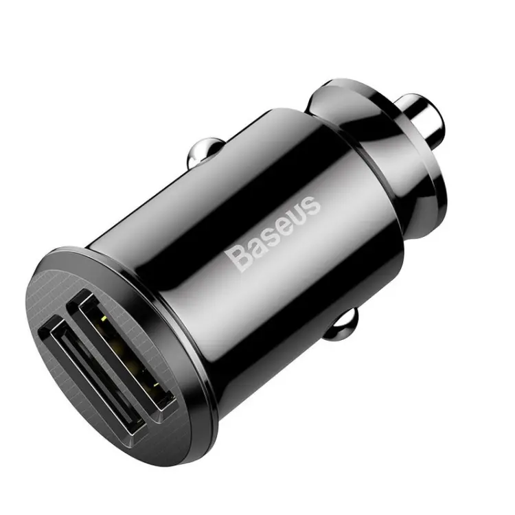 Baseus Grain 3.1A Car Charger Black (CCALL-ML01)-image-1