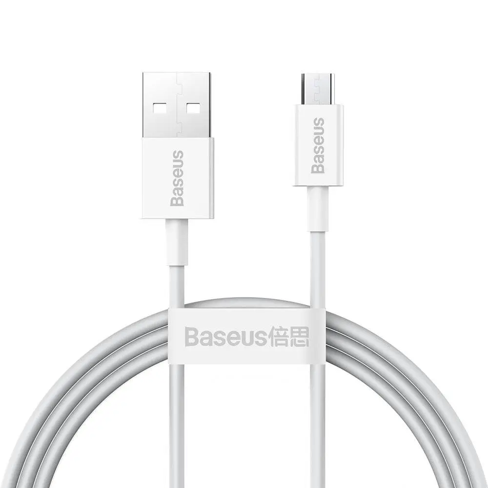 Baseus Superior 2A Micro USB 1m White (CAMYS-02)-image-1