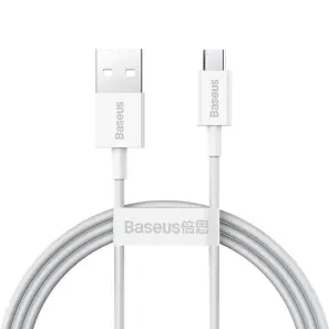 Baseus Superior 2A Micro USB 1m White (CAMYS-02)