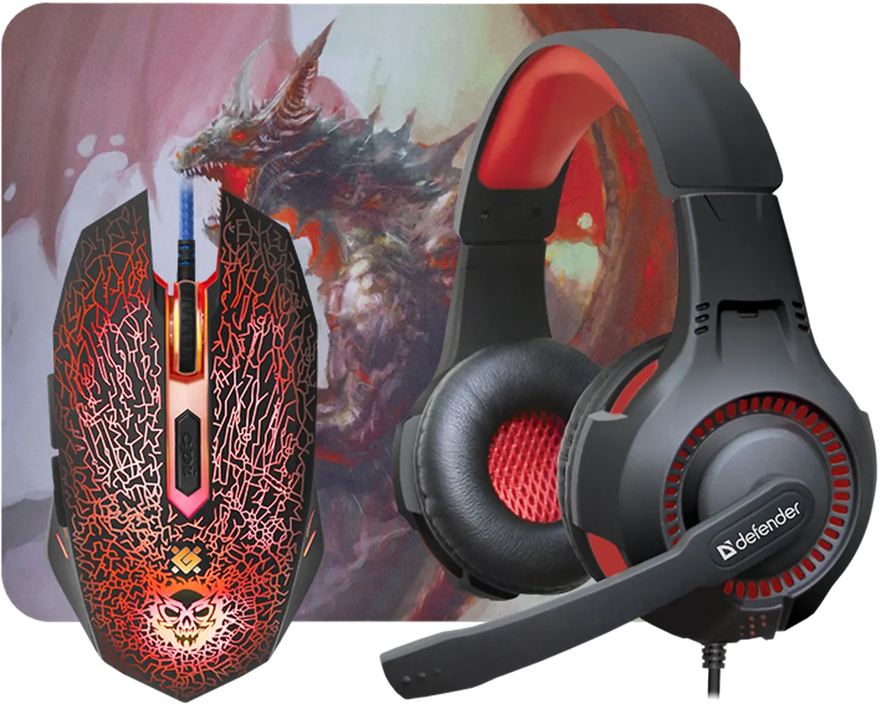 Defender DragonBorn MHP-003 Gaming Combo-image-1