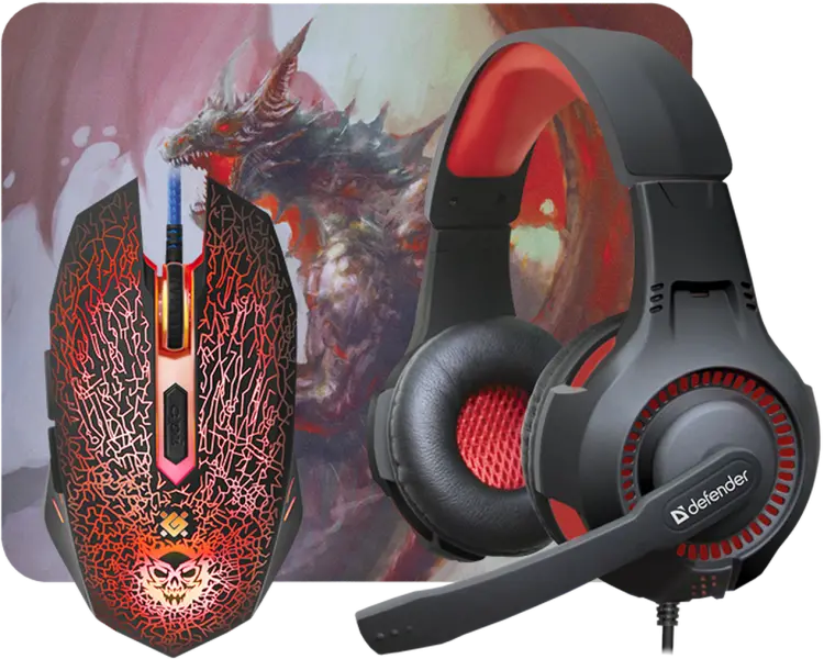 Defender DragonBorn MHP-003 Gaming Combo-image-1