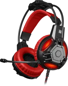 Defender Lester Gaming Headset Black/Red