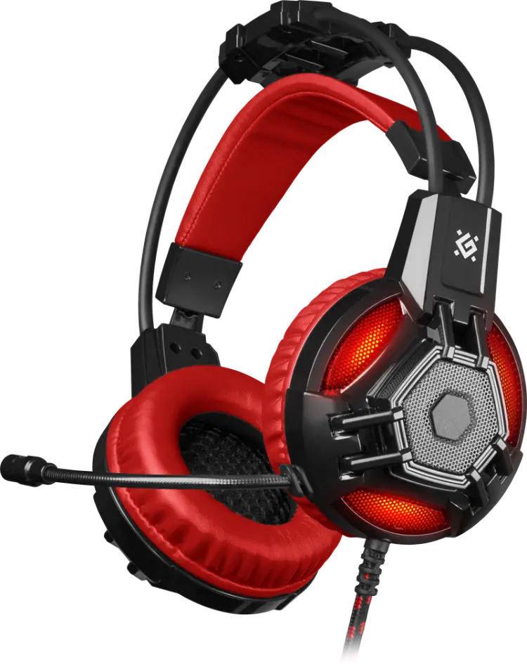 Defender Lester Gaming Headset Black/Red-image-1