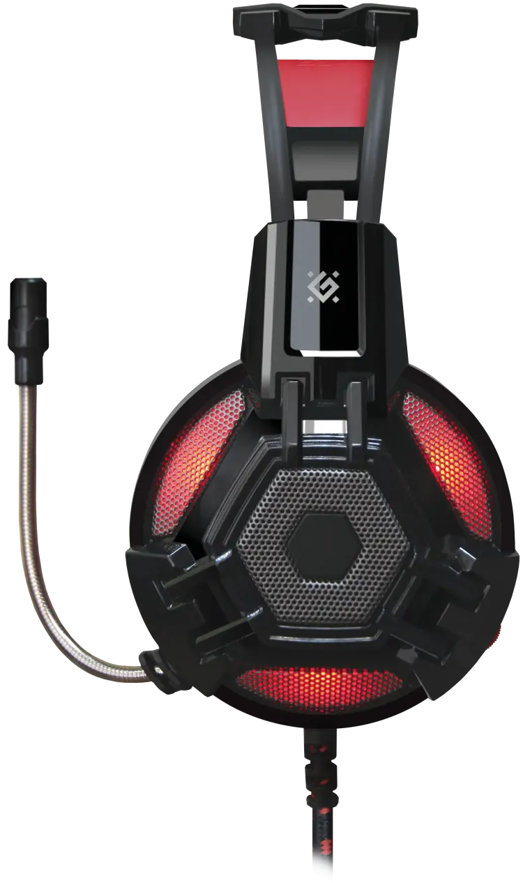 Defender Lester Gaming Headset Black/Red-image-2