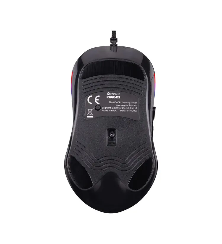 Everest RAGE-X3 Gaming Mouse Black-image-3