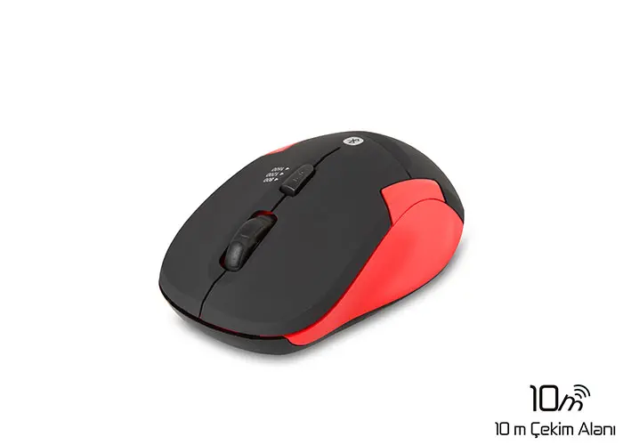 Everest SM-BT31 Bluetooth Mouse Red-image-2