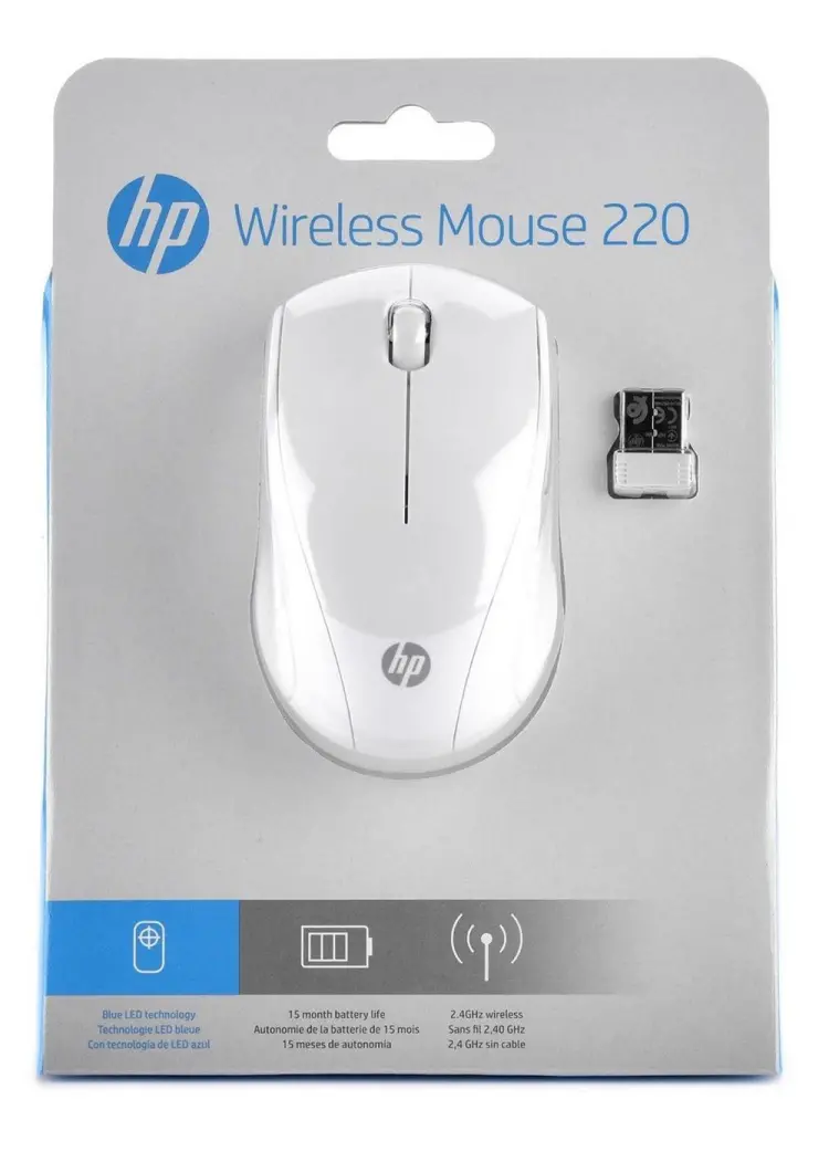 HP Wireless Mouse 220 White-image-3