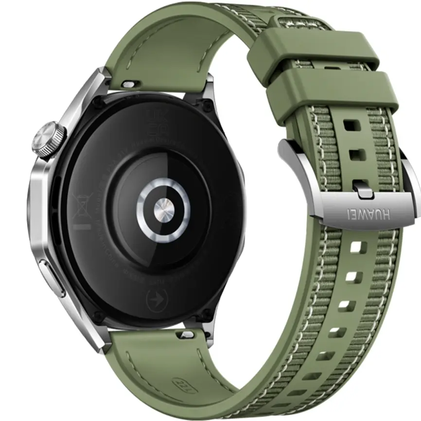 Huawei Watch GT4 46mm PNX-B19 (55020BGY) Green Woven Strap-image-2