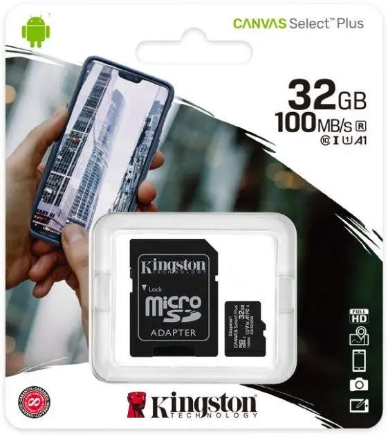 Kingston Canvas Select Plus 32GB (SDCS2/32GB)-image-2