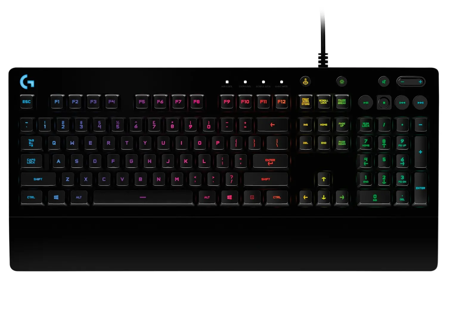 Logitech G213 RGB Gaming Keyboard Black-image-1