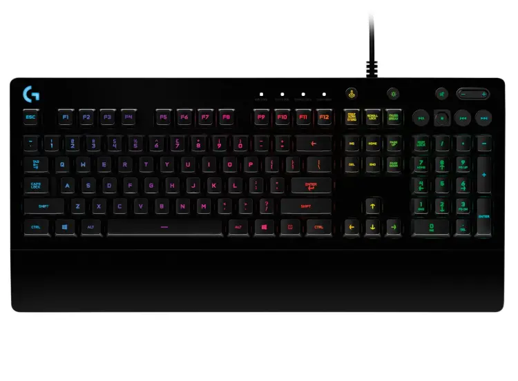 Logitech G213 RGB Gaming Keyboard Black-image-1