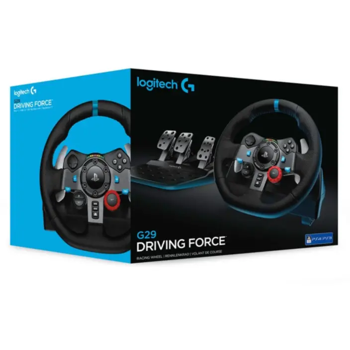 Logitech G29 Driving Force Racing Wheel PC/PS Black-image-3