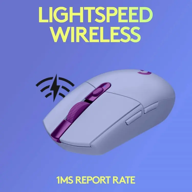 Logitech G305 Wireless Gaming Mouse Lilac-image-7