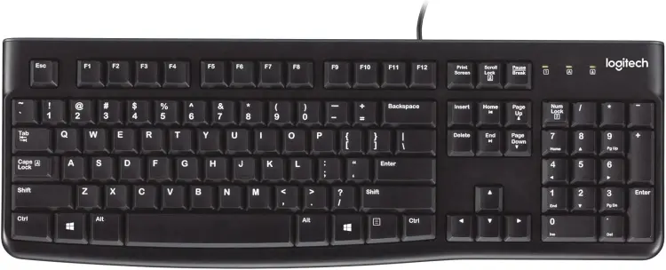 Logitech K120 Corded Keyboard Black-image-1