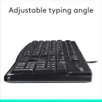 Logitech K120 Corded Keyboard Black-thumb-3