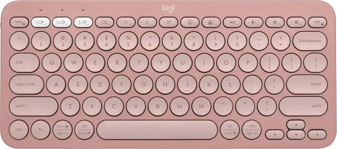 Logitech K380s Bluetooth Keyboard Tonal Rose-image-1