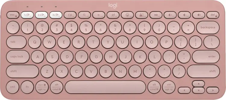 Logitech K380s Bluetooth Keyboard Tonal Rose-image-1