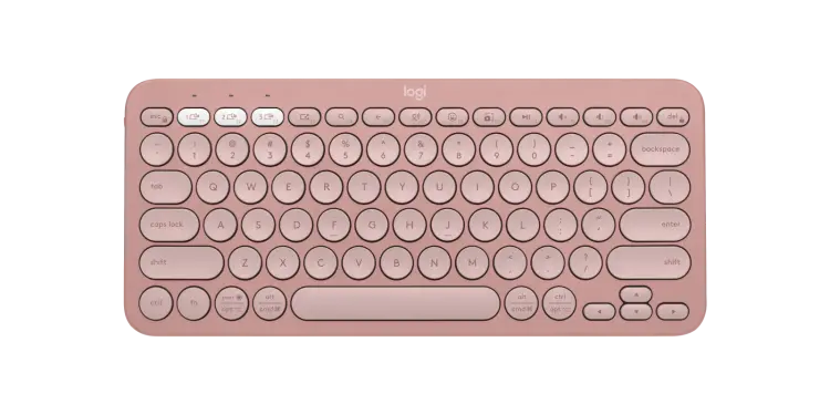 Logitech K380s Bluetooth Keyboard Tonal Rose-image-1